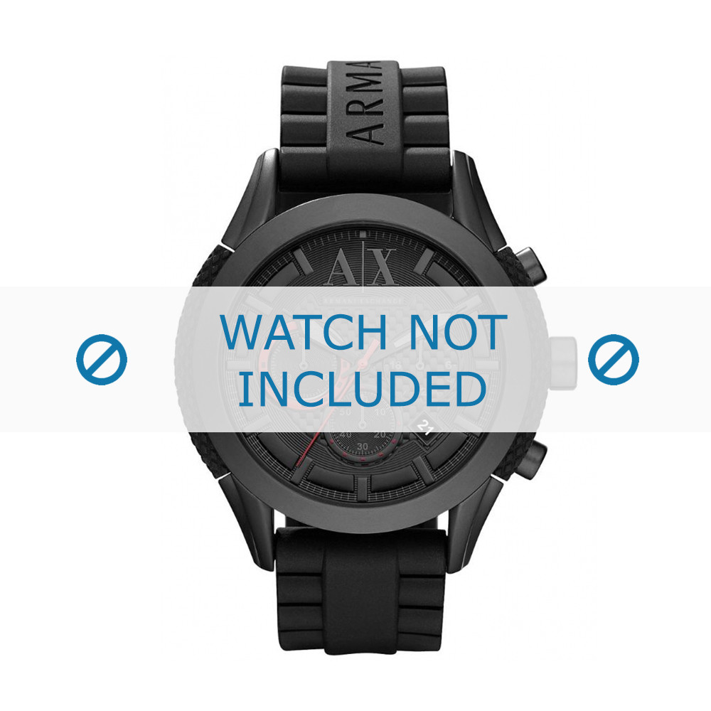 Armani AX1212 watch strap Silicone 22mm