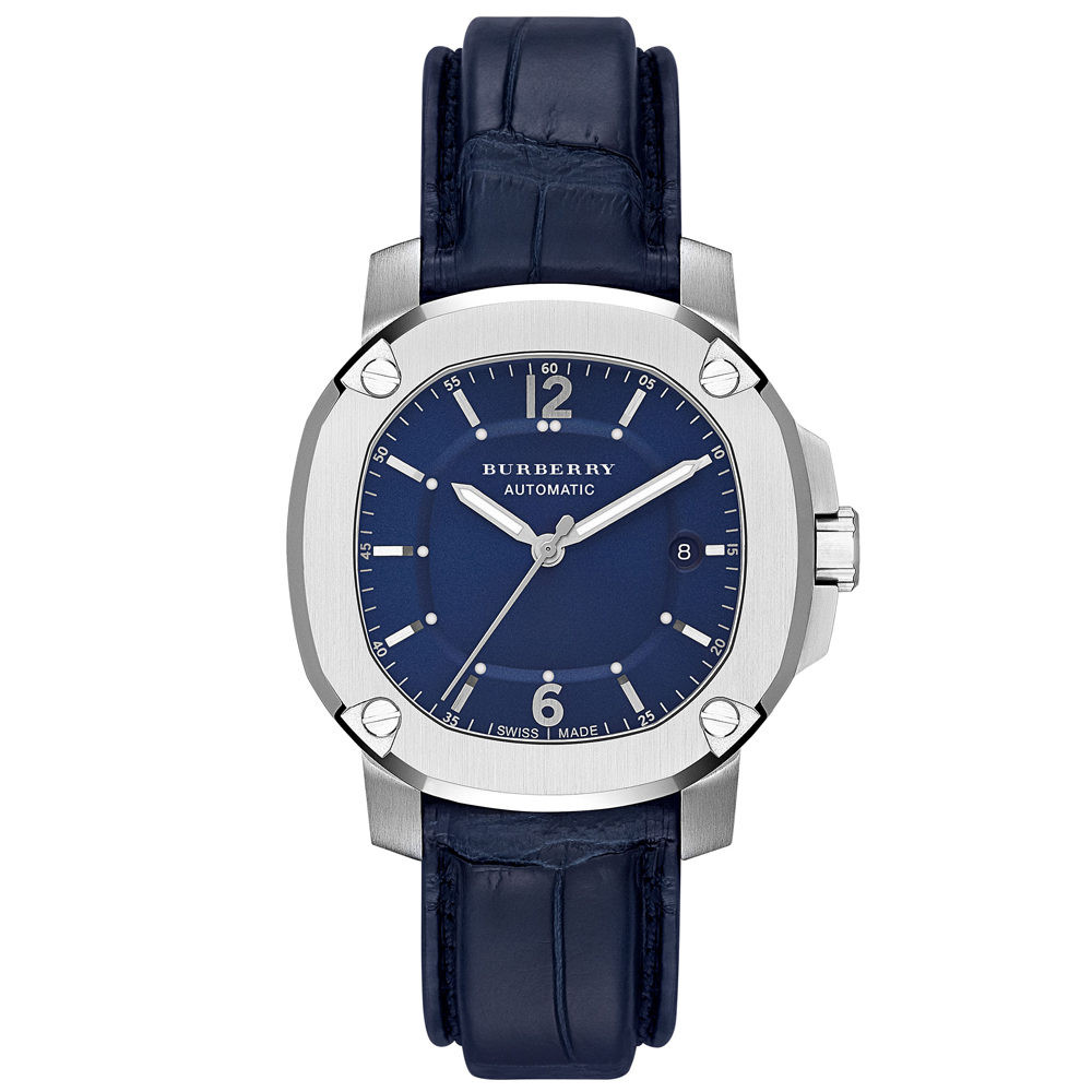 Burberry blue watch hotsell