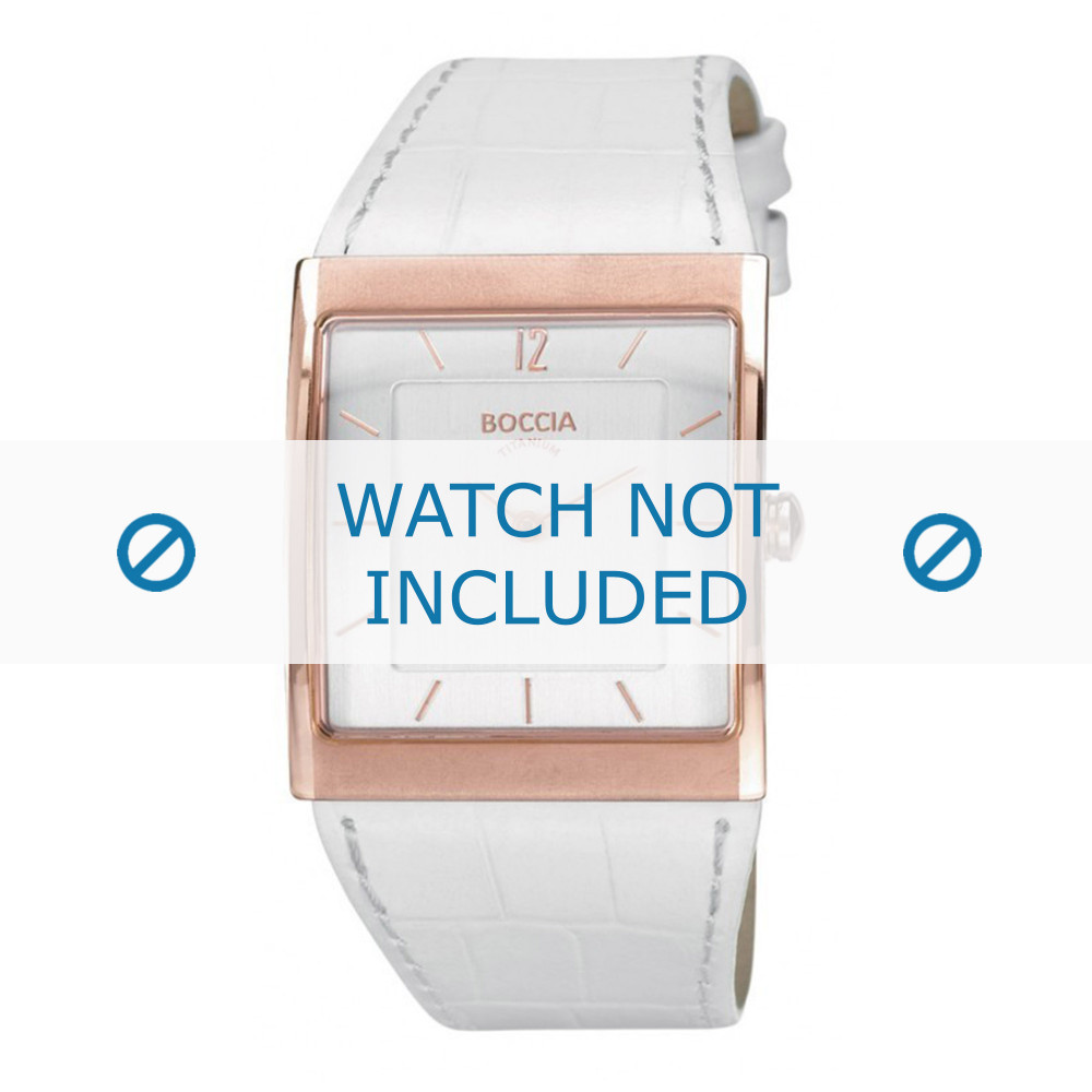 Watch band Boccia 3143 02 3143 02 40 Leather 13mm