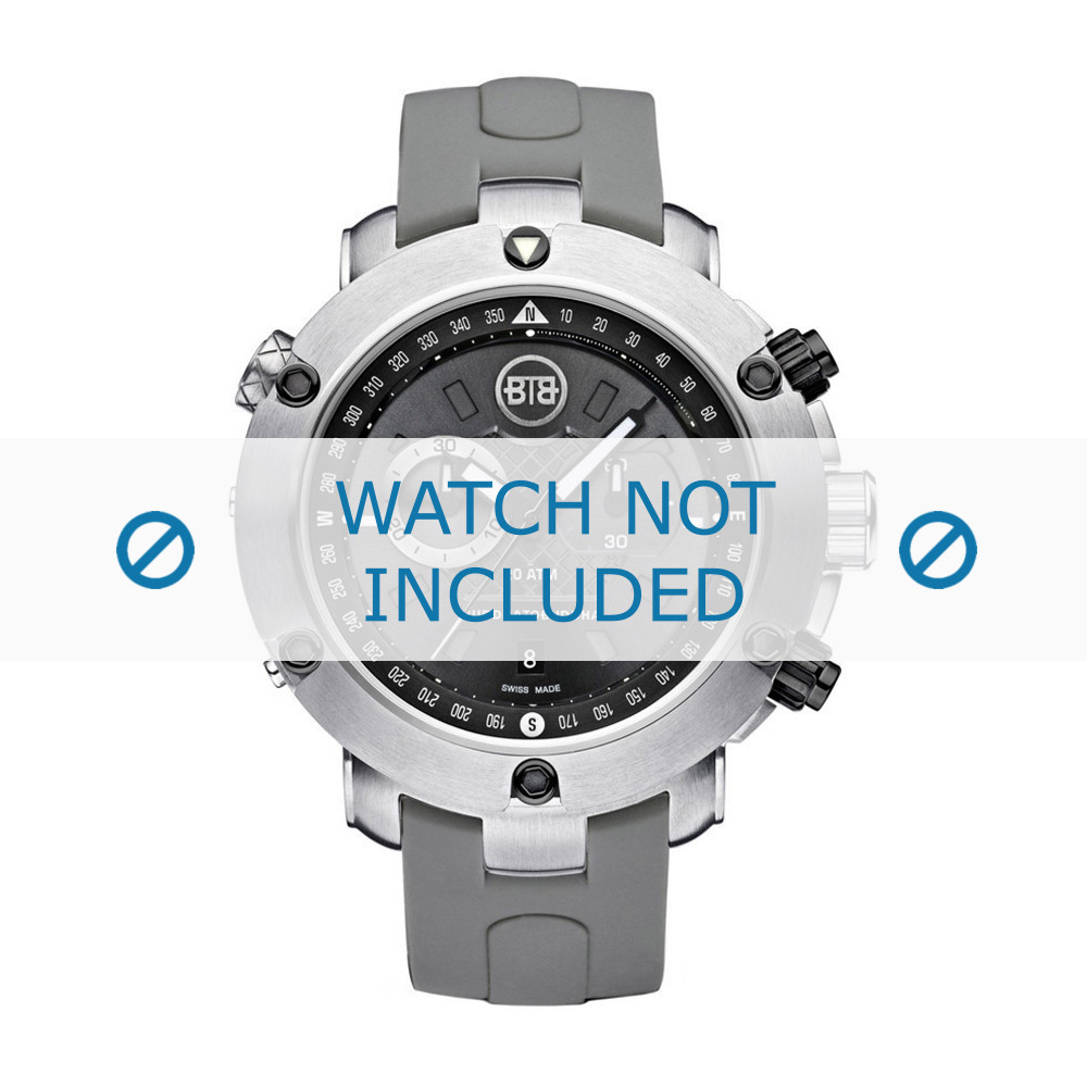 Watch band BTB.M.D.CH.2.2 Rubber 21mm