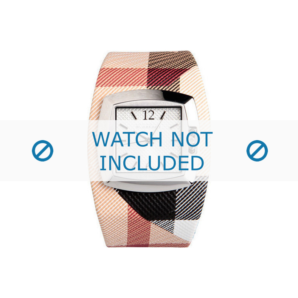 Watch strap Burberry BU4050 Leather 28mm