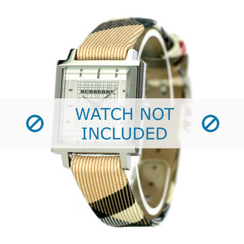 Burberry watch strap BU2016 Leather Cream white Beige Order