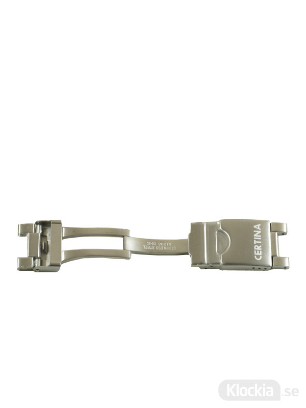 Folding clasp with safety store