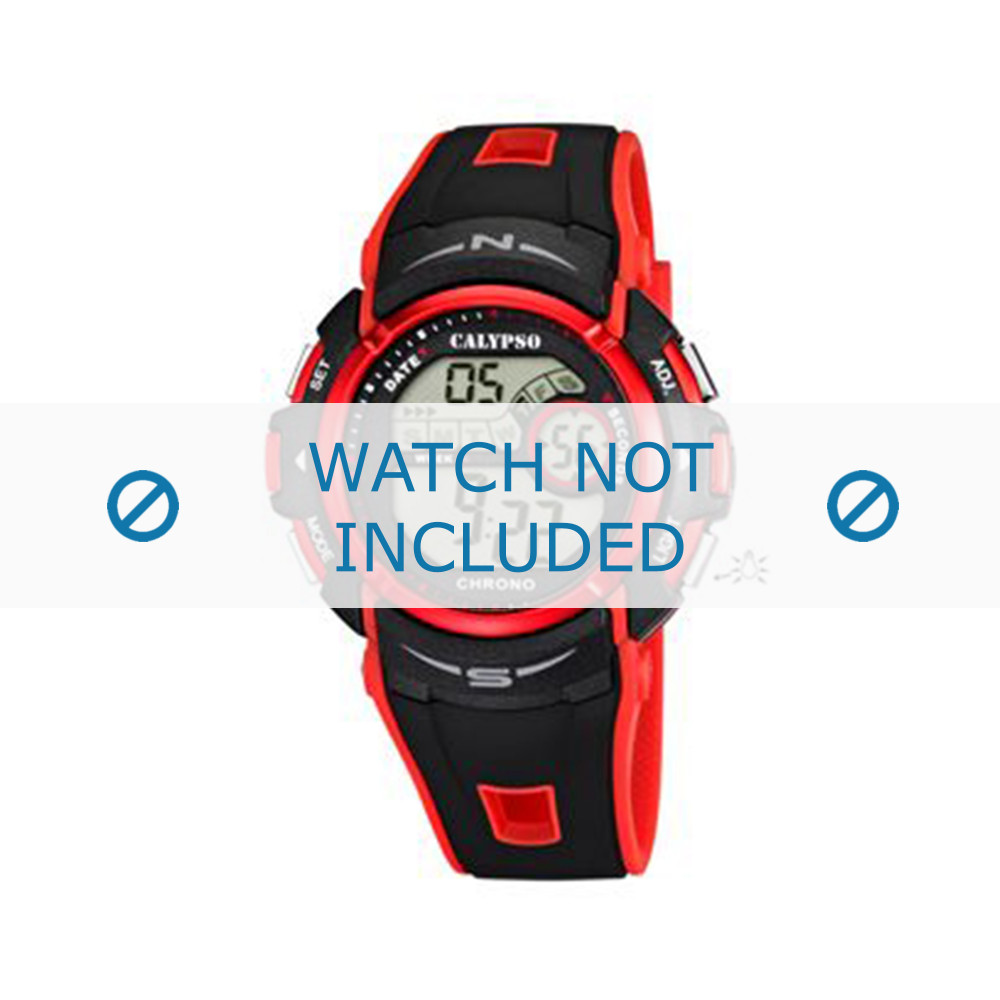 Watch band Calypso K5610 5 Rubber 23mm
