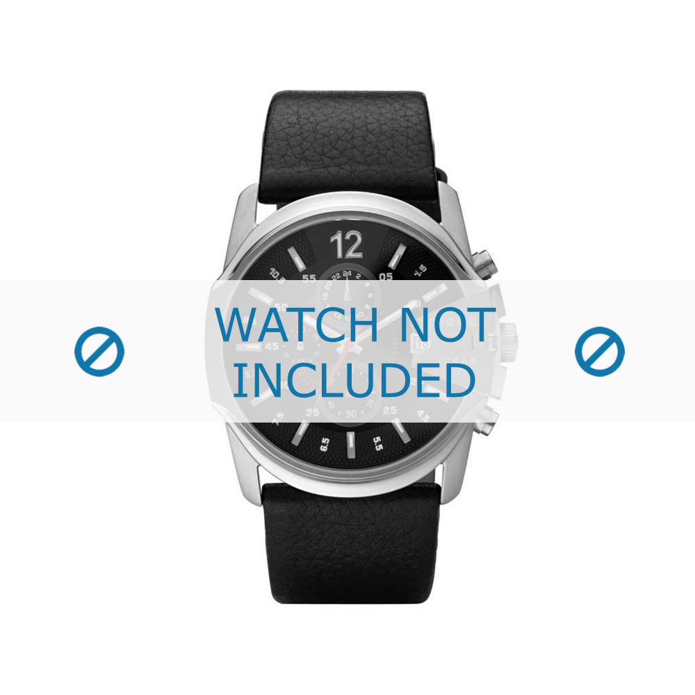 DIESELアナログ/レザー/BLK/BLK/dz-4182 Diesel DZ4182 watch strap Leather 28mm