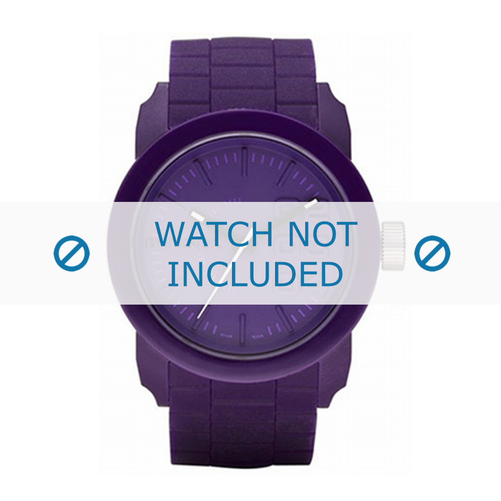 Watch strap Diesel DZ1438 Silicone 24mm