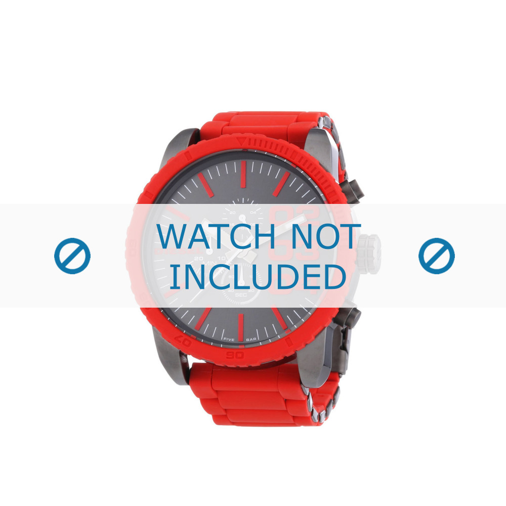 Watch strap Diesel DZ4289 Steel Silicone 26mm