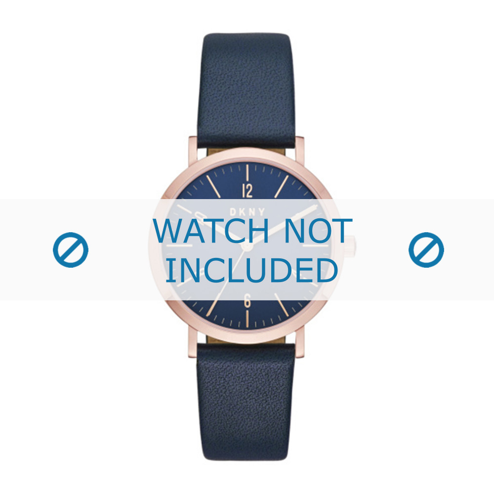 Watch strap DKNY NY2614 Leather 18mm