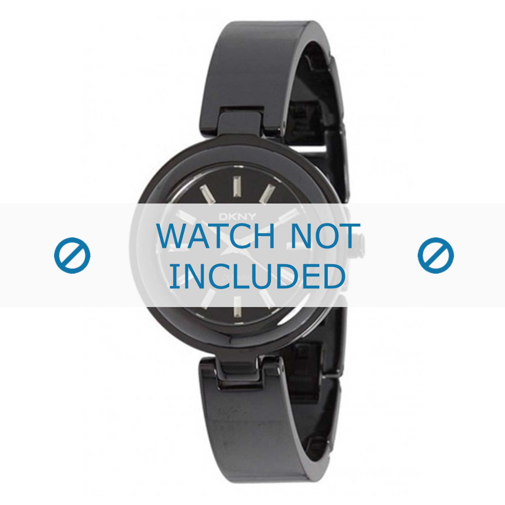 Dkny black sales ceramic watch