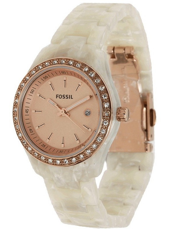 Fossil best sale plastic watch