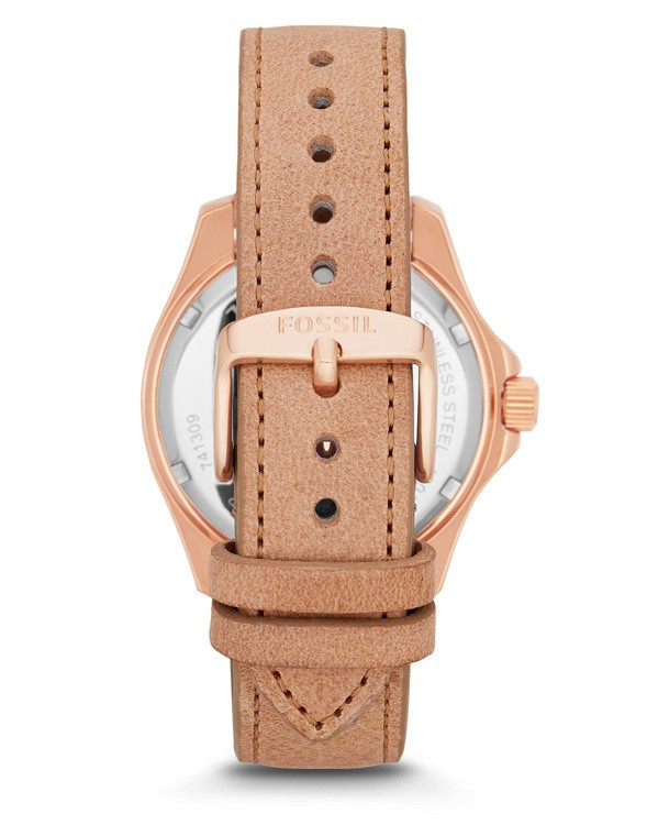 Watch strap Fossil AM4532 ES3991 Leather 20mm