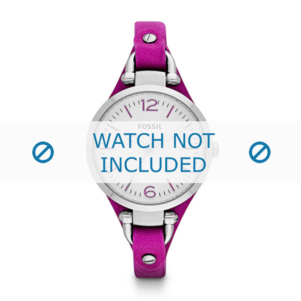 Watch Strap Fossil Es3317 Leather 8mm