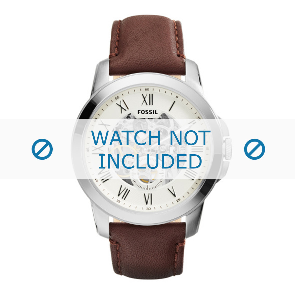 Watch strap Fossil ME3052 Leather 22mm