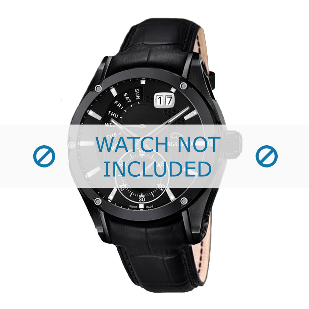 Watch strap Jaguar J681 A Leather 22mm