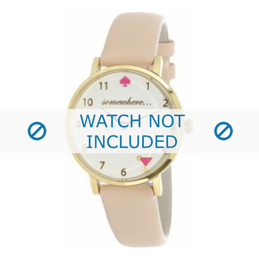 Watch strap Kate Spade New York 1YRU0484 Leather 16mm