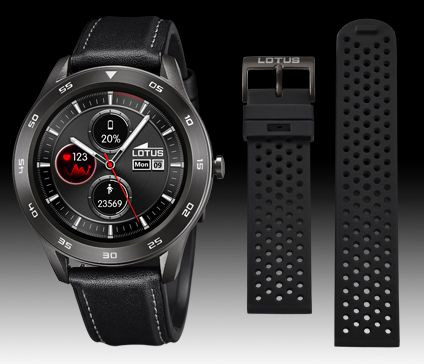 Watch strap Lotus 50012 3 BC10958 Plastic Black