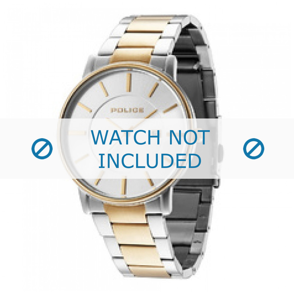 Police watch on sale metal strap
