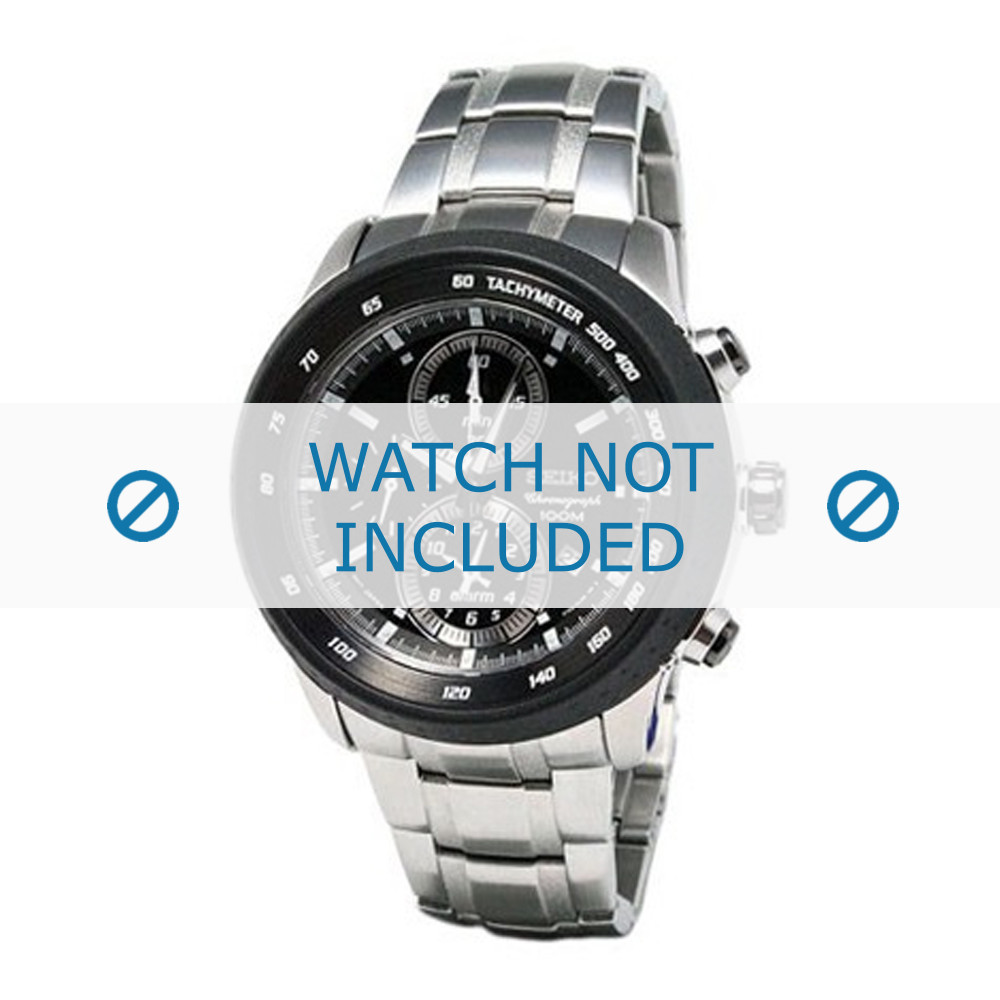 Watch strap Seiko 7T62-0HL0 / SNAB51P1 / SNAB51J1 Steel 24mm
