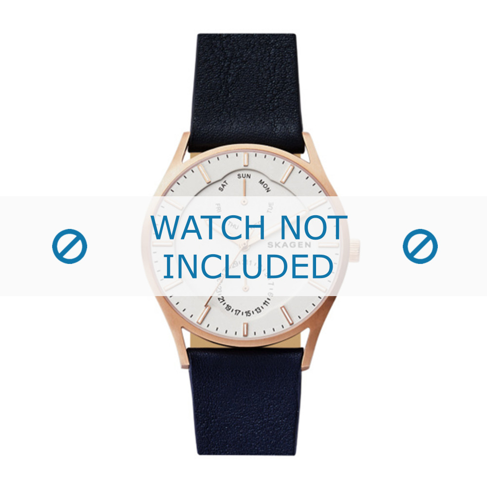 Watch strap Skagen SKW6372 Leather 22mm
