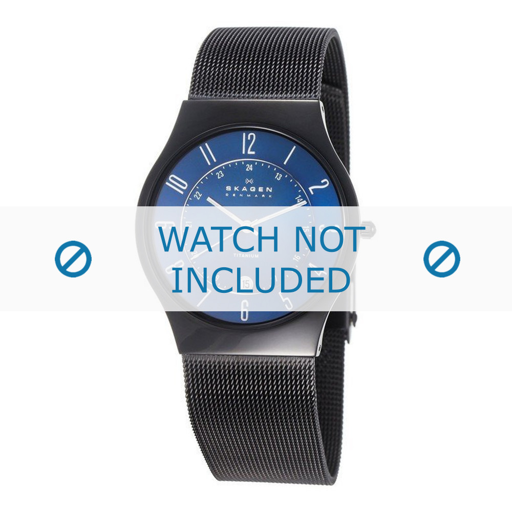 Black Skagen Men's Watch Skw6376 Watch Band Skagen T233XLTMN