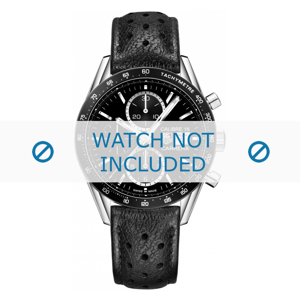 Watch band Tag Heuer CV201AJ FC6357 Leather 20mm