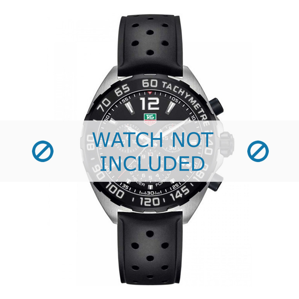 Watch band Tag Heuer FT8023 FT8025 BT0725 Rubber 19.5mm
