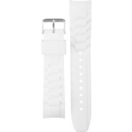 Watch strap Ice Watch SI.WE.U.S.09 / 005071 Rubber White 20mm