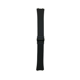 Watch strap Rado 07.33994.10 / R073399410 Rubber Black 20mm