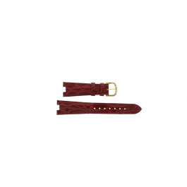 Watch strap Balmain B59807222 / 0720378 / 0720378XS Leather Red 14mm