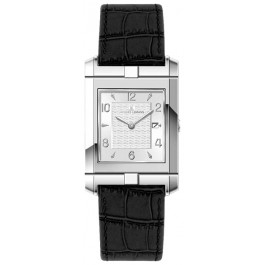 Watch strap Jacques Lemans 1-1313A Leather Black 18mm