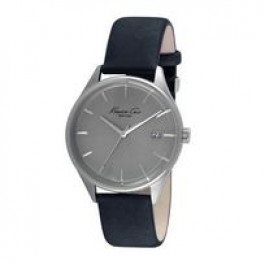 Watch strap Kenneth Cole 1002 9304 Leather Black