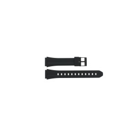 Watch strap Casio F-201 / F-201W / 10075268 Plastic Black 18mm