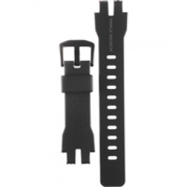Watch strap Casio 10443951 Rubber Black 16mm
