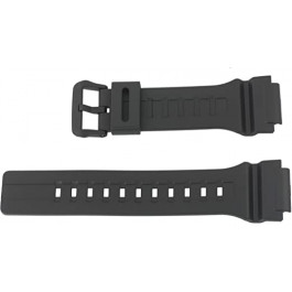 Watch strap Casio 10558173 Plastic Black 20mm