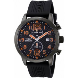 Watch strap Invicta 11244.01 Rubber Black 24mm