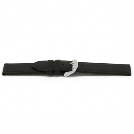 Watch strap Universal I129 Leather Black 24mm