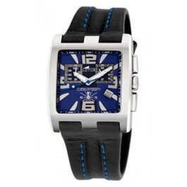 Watch strap Lotus 15393-2 Leather Black