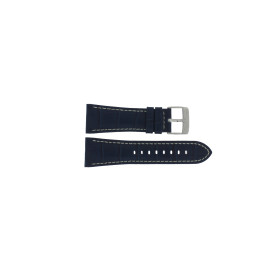 Watch strap Lotus 15411-3 Leather Blue 28mm