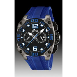 Watch strap Lotus 15791.5 Rubber Blue