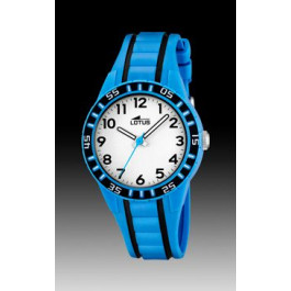 Watch strap Lotus 18172-4 Silicone Blue 15mm