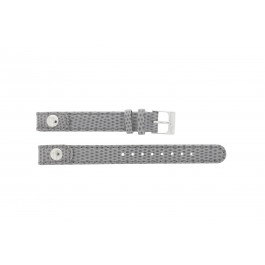 Lacoste watch strap 2000385 / LC-05-3-14-0009 / GR Leather Grey 12mm + grey stitching