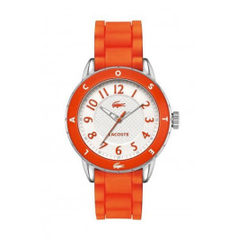 Lacoste watch strap 2000747 / LC-54-3-29-2402 Rubber Orange 18mm