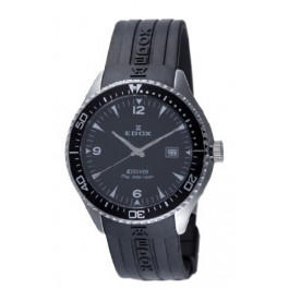 Watch strap Edox 267961 / 70158 Rubber Black 22mm