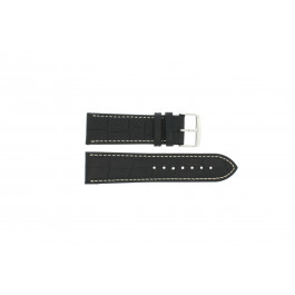 Watch strap Universal 808.01.24 Leather Black 24mm