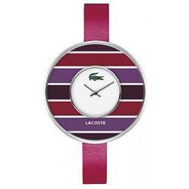 Lacoste watch strap 2000577 / LC-37-3-29-2208 Leather Pink 10mm