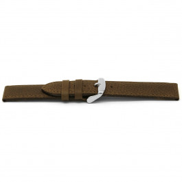 Watch strap Universal D329 Leather Brown 14mm