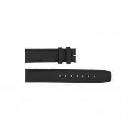 Boccia watch strap 3771-01 Leather Black 20mm + standard stitching