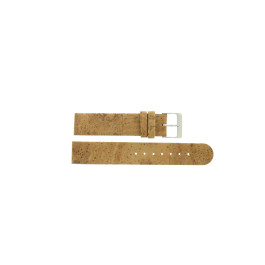 Watch strap Universal 41699.05.18 Vegan Cork Beige 18mm