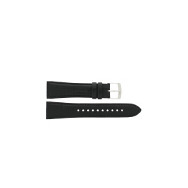 Watch strap Seiko 7T86-0AC0 / 7T62-0LJ0 / SPC133P1 / 4LD4JB Leather Black 22mm