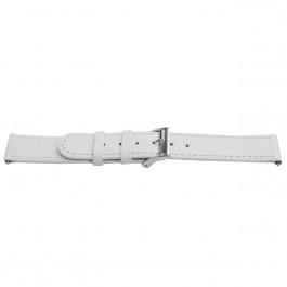 Watch strap Universal D500 Leather White 14mm